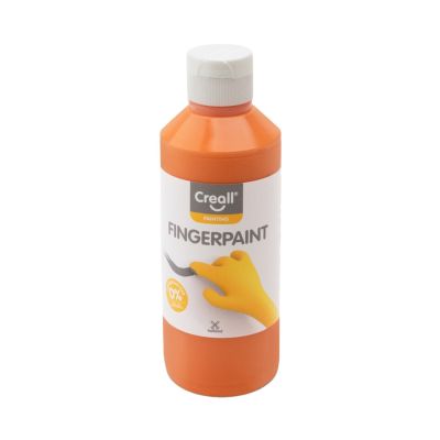 Barva na prsty, 250 ml, oranžová