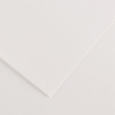 Barevný papír Canson Colorline 50x65 cm, 150 g , WHITE