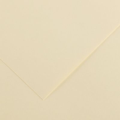 Barevný papír Canson Colorline 50x65 cm, 150g , CREAM
