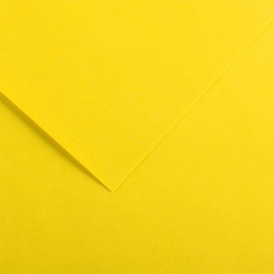 Barevný papír Canson Colorline 50x65 cm, 150 g , CANARY YELLOW