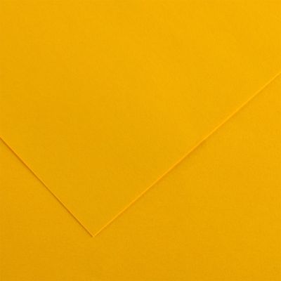 Barevný papír Canson Colorline 50x65 cm, 150g , BUTTERCUP