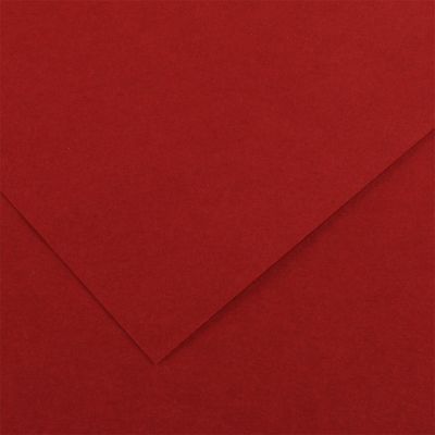 Barevný papír Canson Colorline 50x65 cm, 150 g , tmavě červená