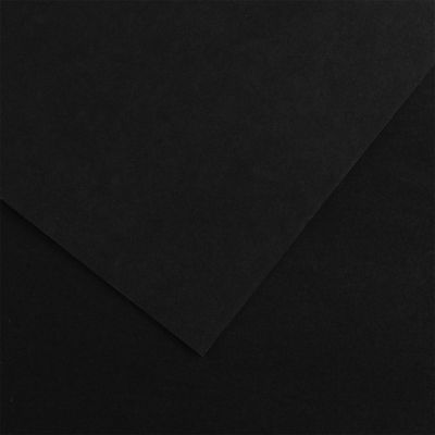Barevný papír Canson Colorline 50x65 cm, 150 g , BLACK