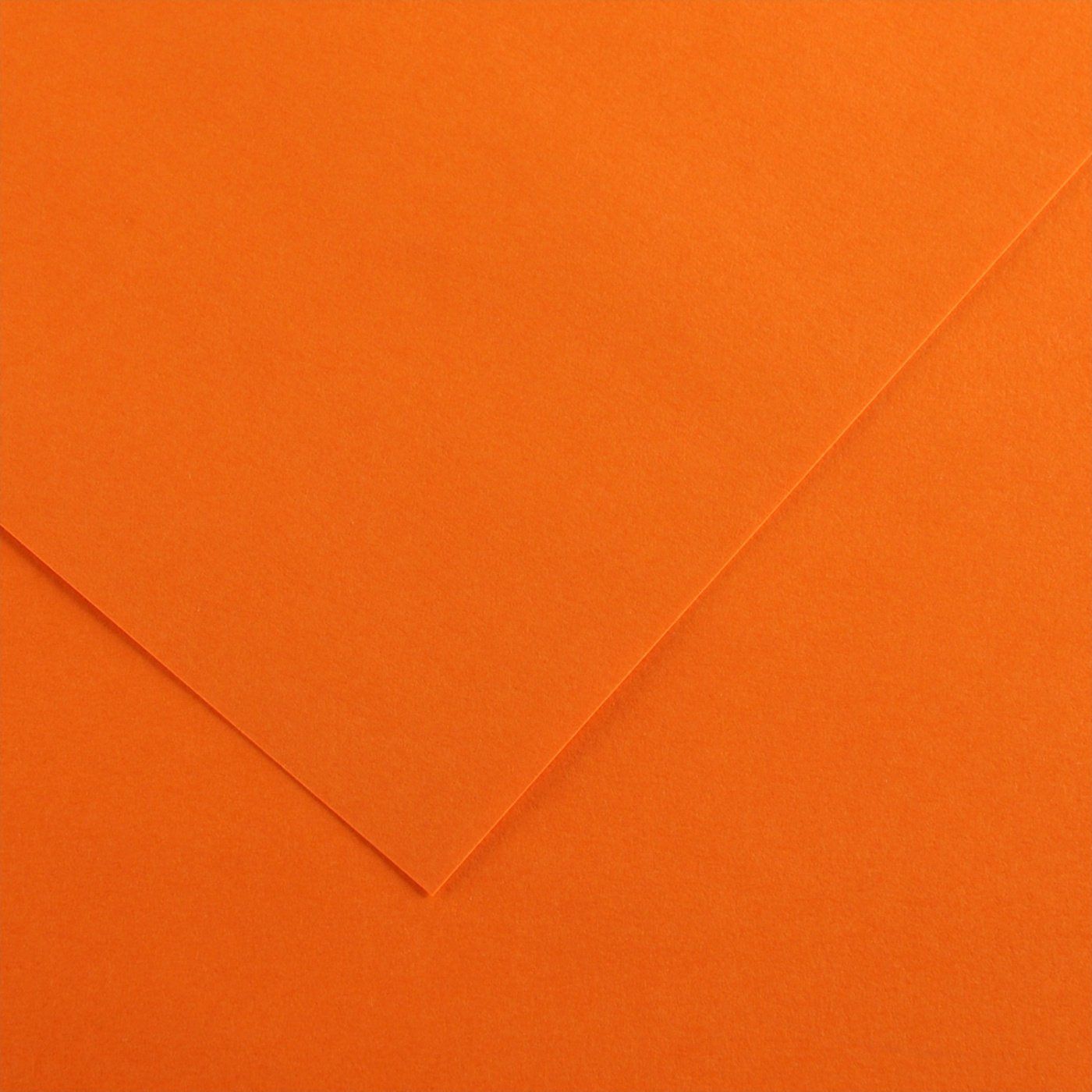 Barevný papír Canson Colorline 50x65 cm, 150 g , ORANŽOVÁ
