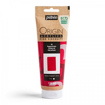 Origin Akrylové barvy, 120 ml, základní červená barva