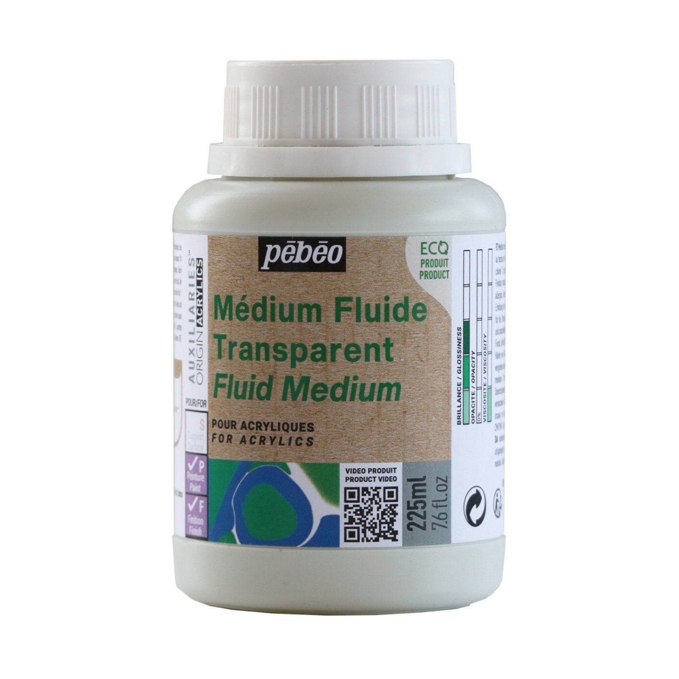 Průhledné studiové médium ECO, 225 ml