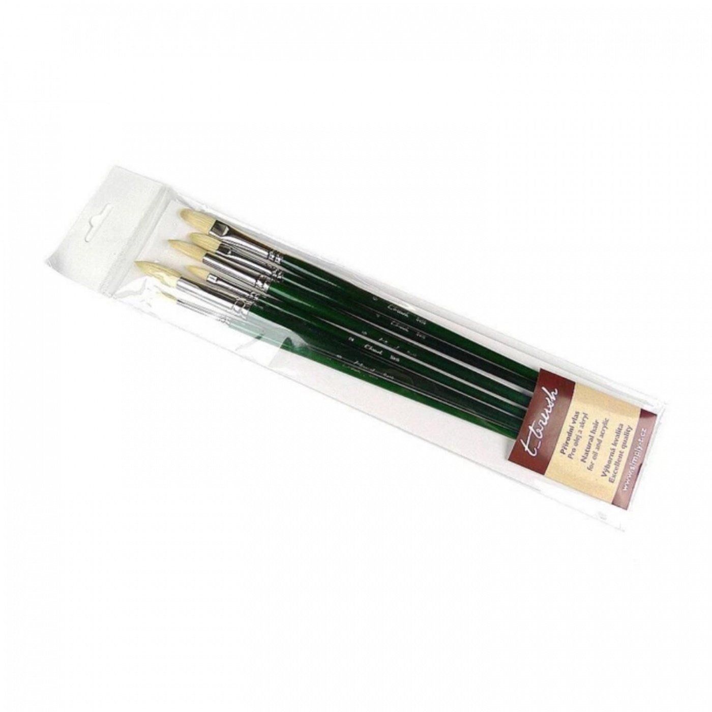 Sada štětců t-brush, sada přírodních štětců BS06