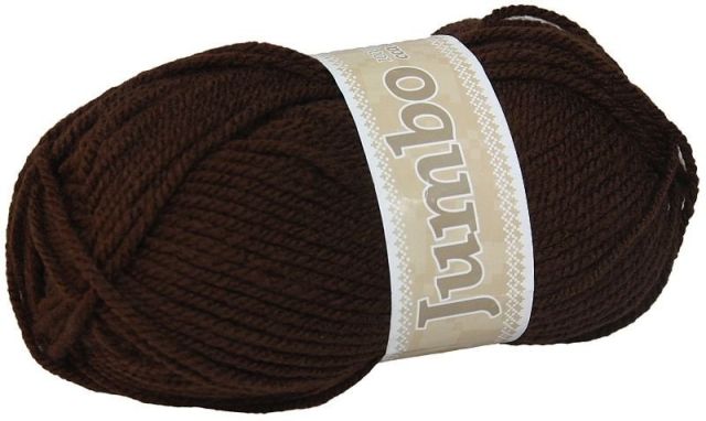 Jumbo, akrylová příze, 100 g, cca 147 m, 989 tmavě hnědá