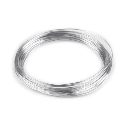 Hliníkový drát, 1 mm, stříbrný, 10 m