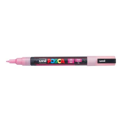 Popisovač Uni Posca PC-3ML, 1,3 mm, rtěnka lesklá