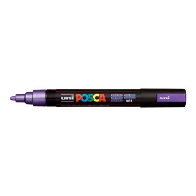 Popisovač Uni Posca PC-5M, 2,5 mm, metalický fialový