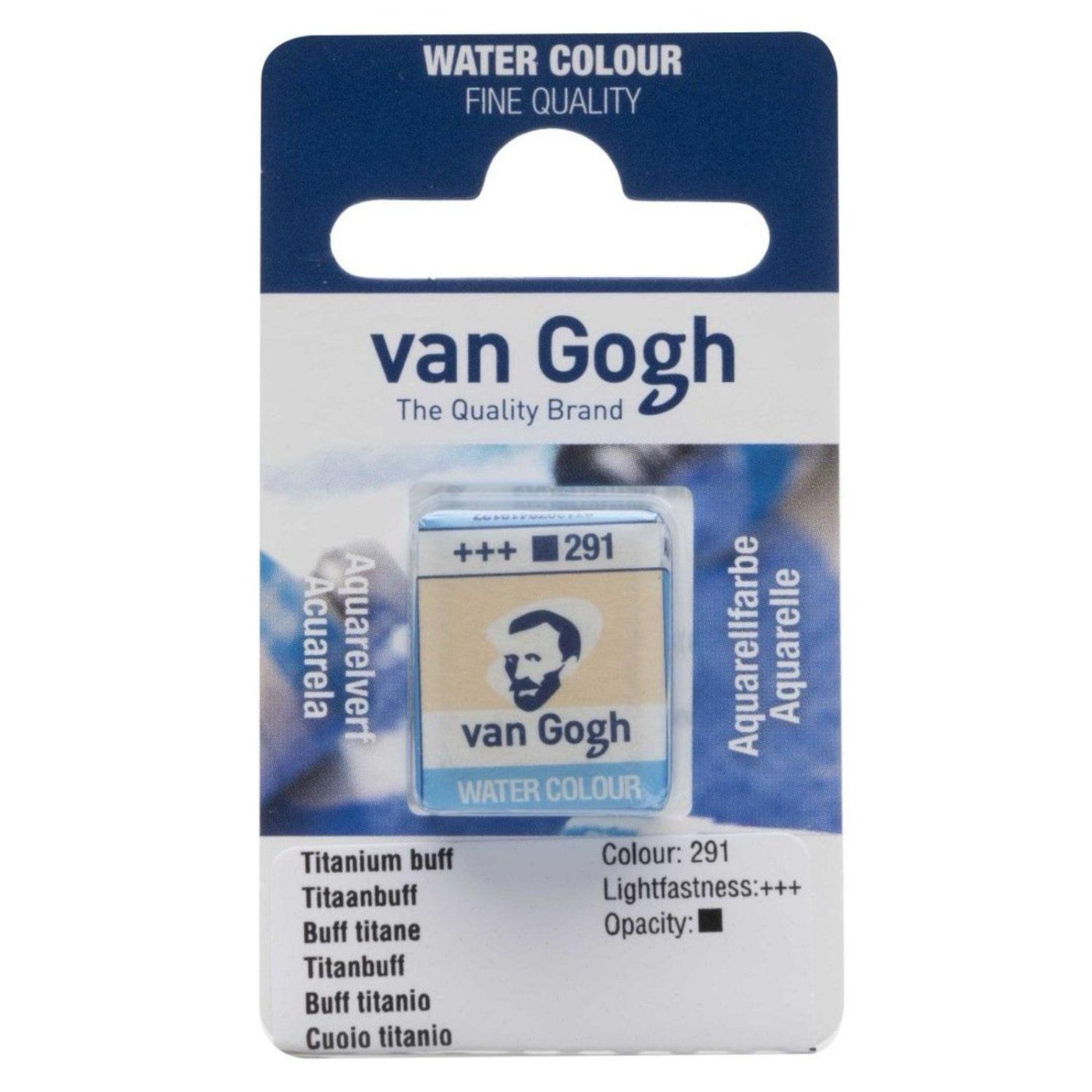 Van Goghova akvarelová barva, 2 ml, Titanium buff