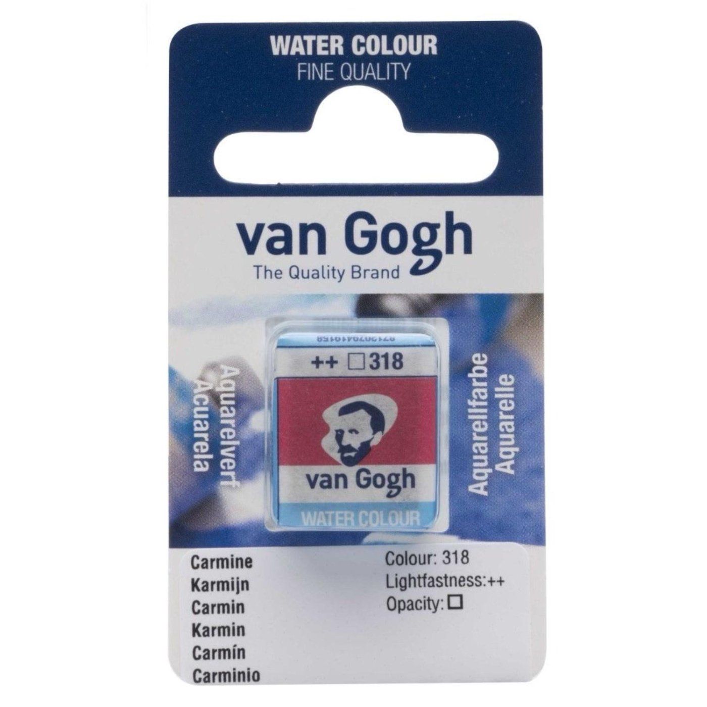 Van Goghova akvarelová barva, 2 ml, Carmine