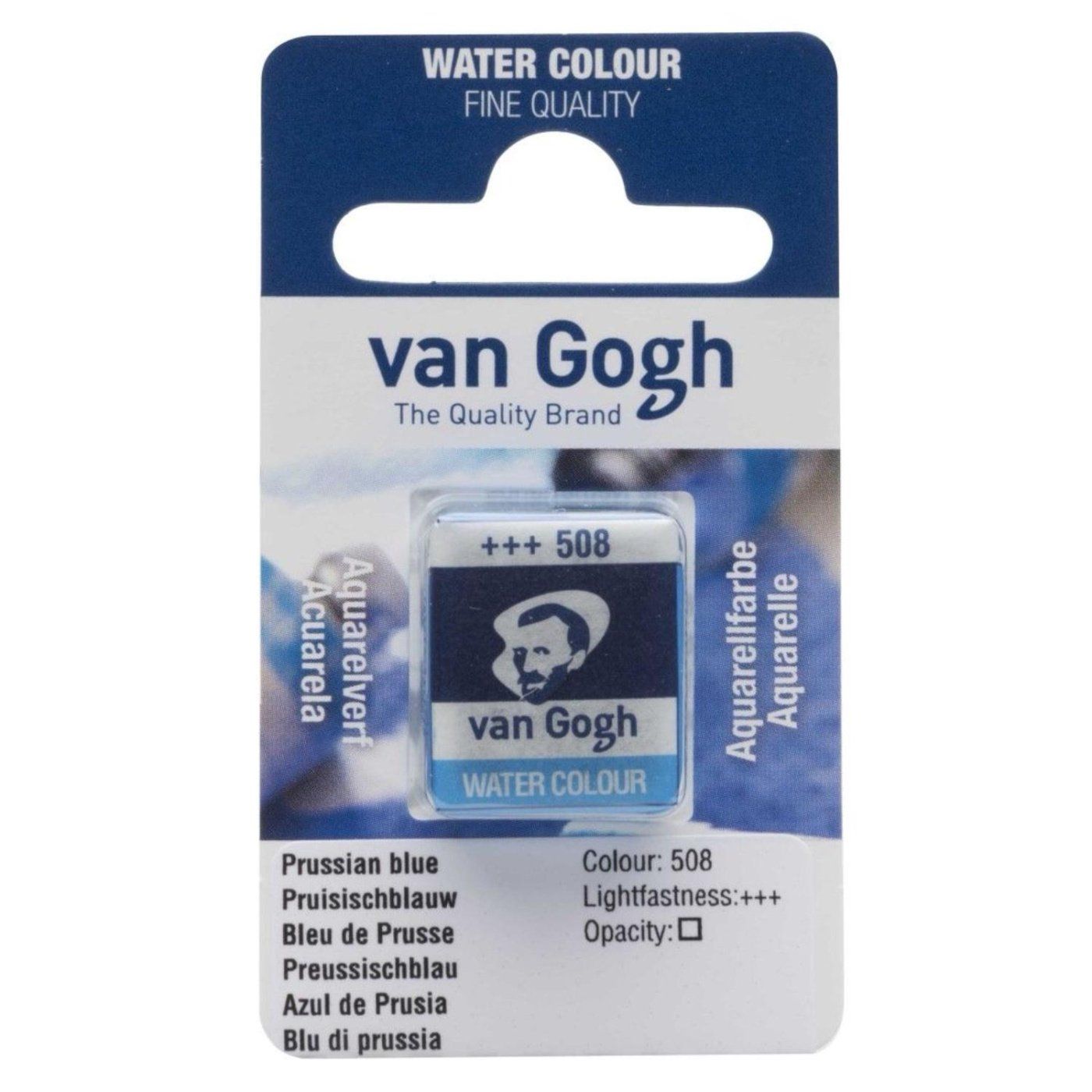Akvarel Van Gogh, 2 ml, pruská modř