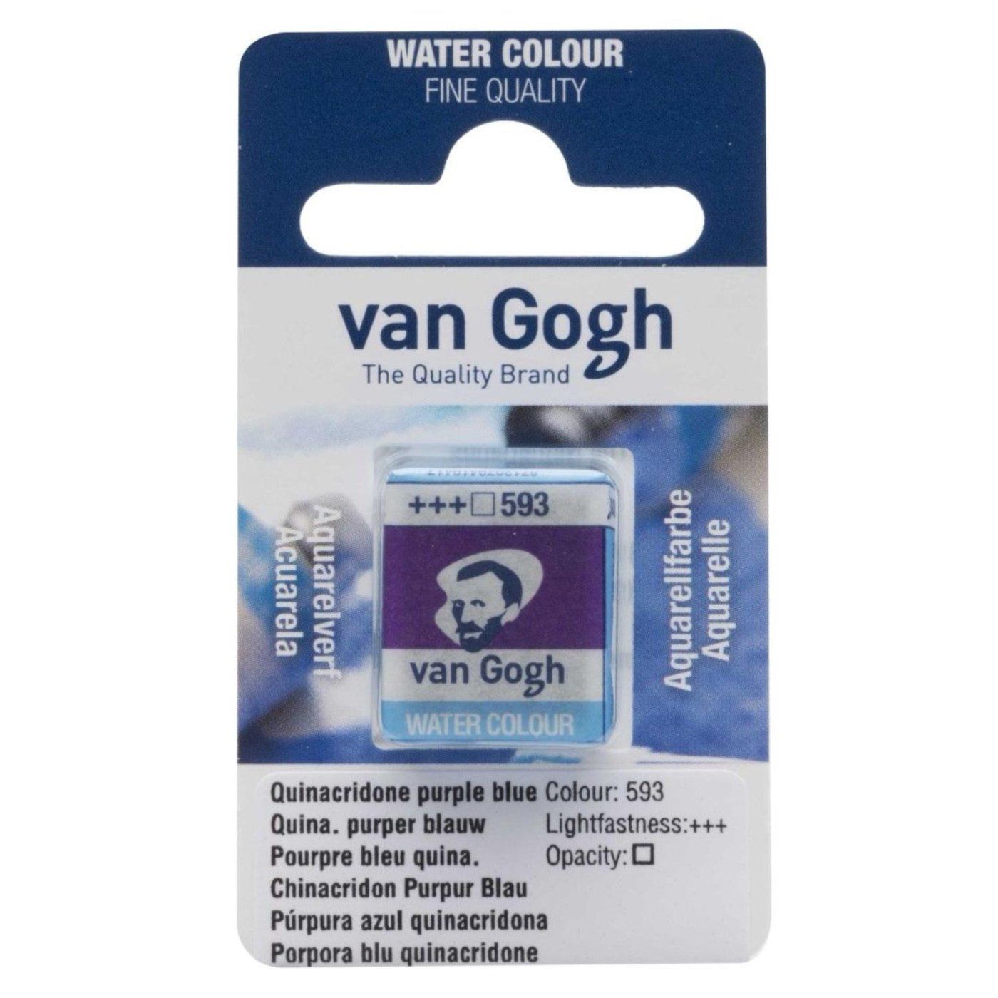 Akvarel Van Gogh, 2 ml, Quinapurple blue