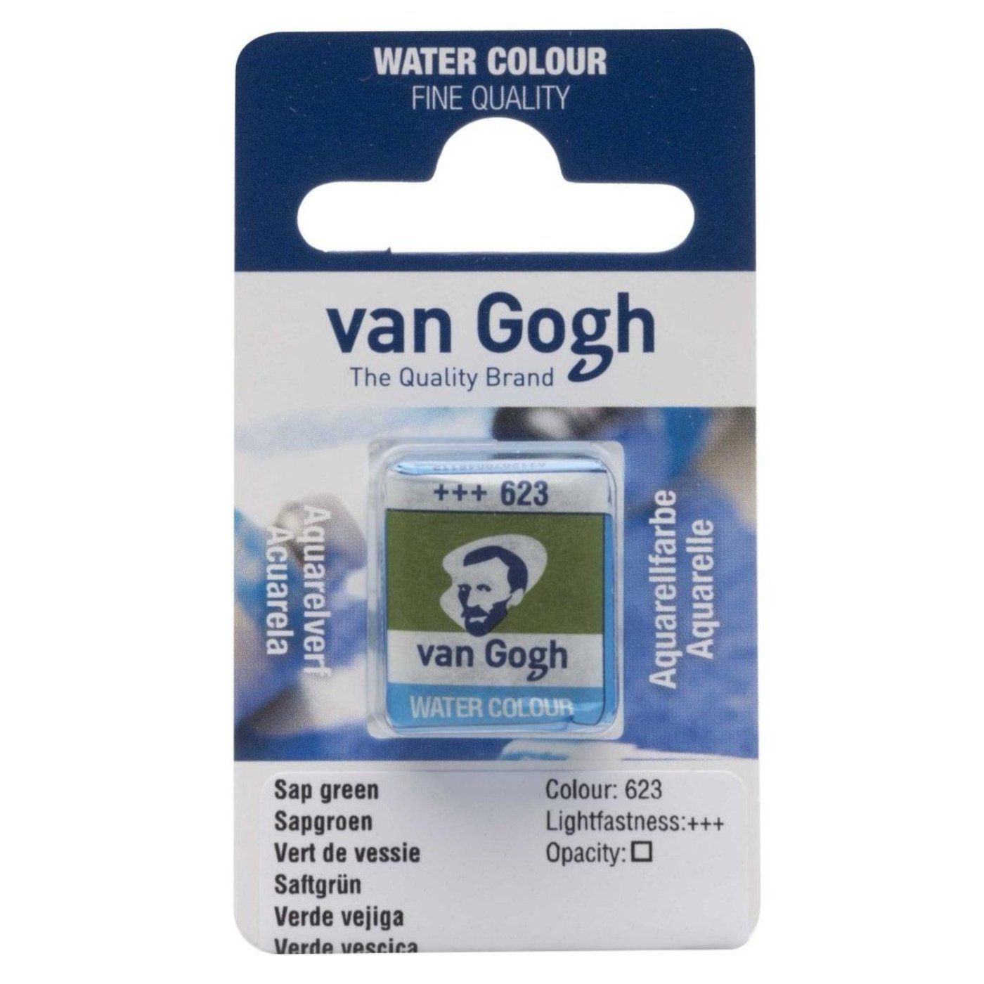 Akvarel Van Gogh, 2 ml, zelená míza