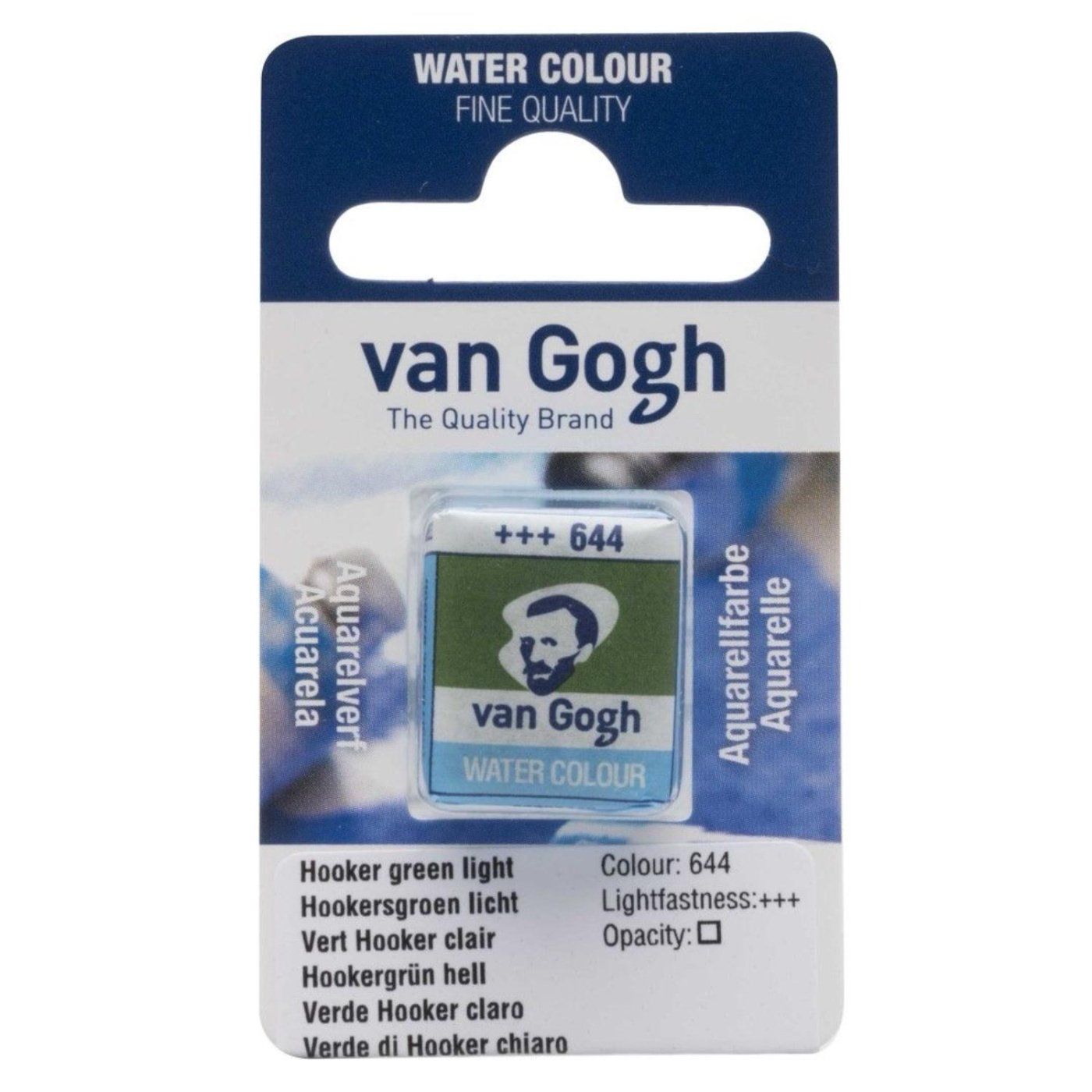 Akvarel Van Gogh, 2 ml, Hooker green light