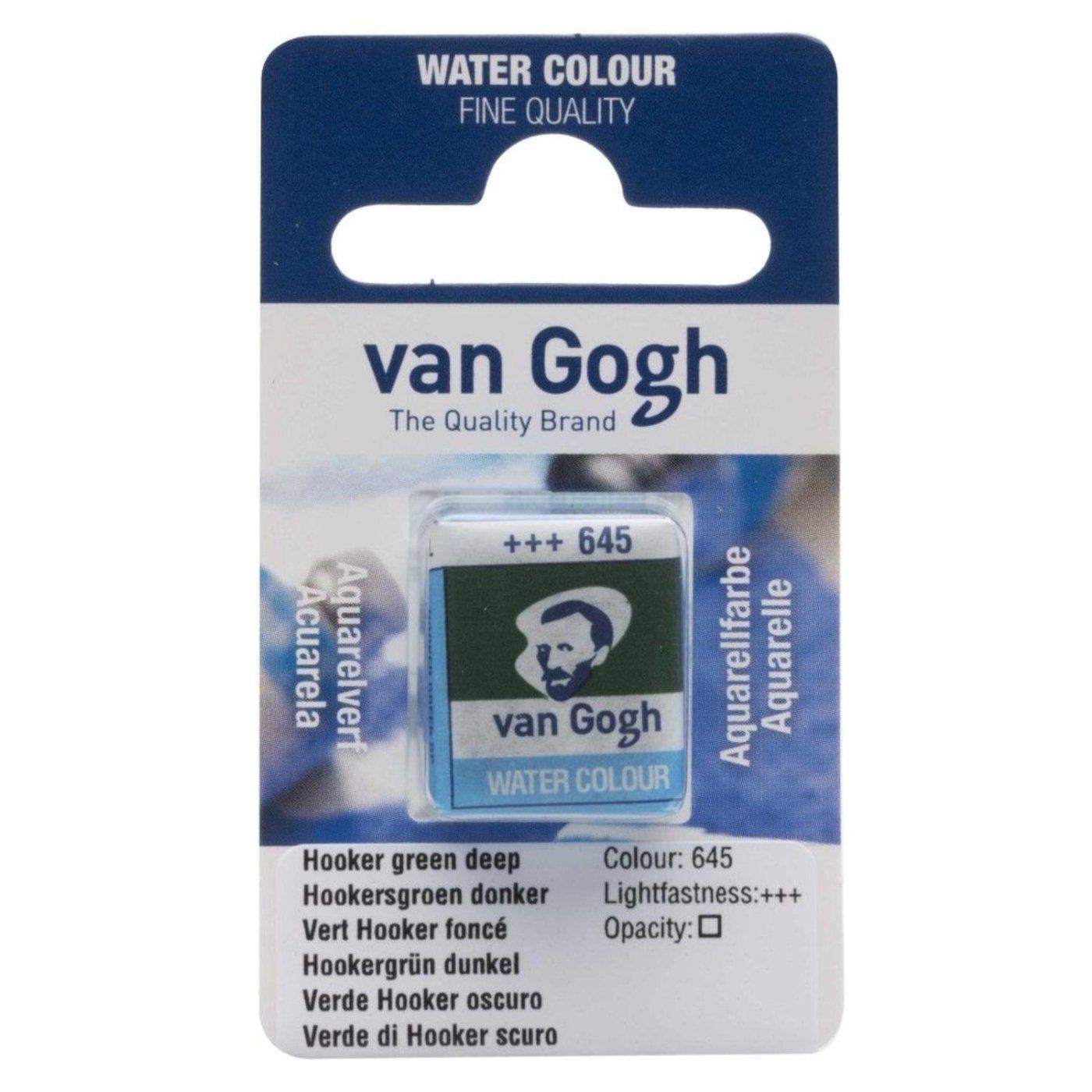 Akvarelová barva Van Gogh, 2 ml, Hooker green deep