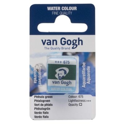 Akvarelová barva Van Gogh, 2 ml, Phtalo green