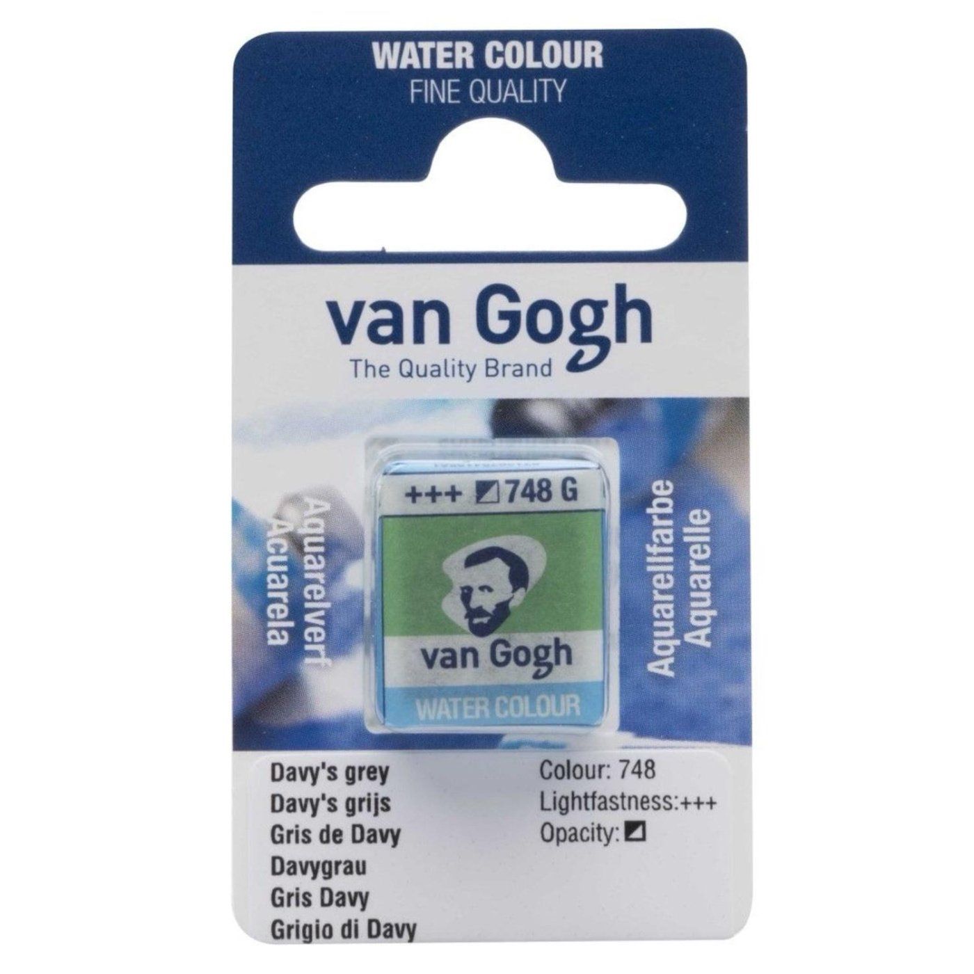 Akvarel Van Gogh, 2 ml, Davys grey