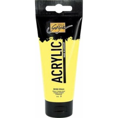 SOLO GOYA, akrylová barva citrónová žlutá 100 ml