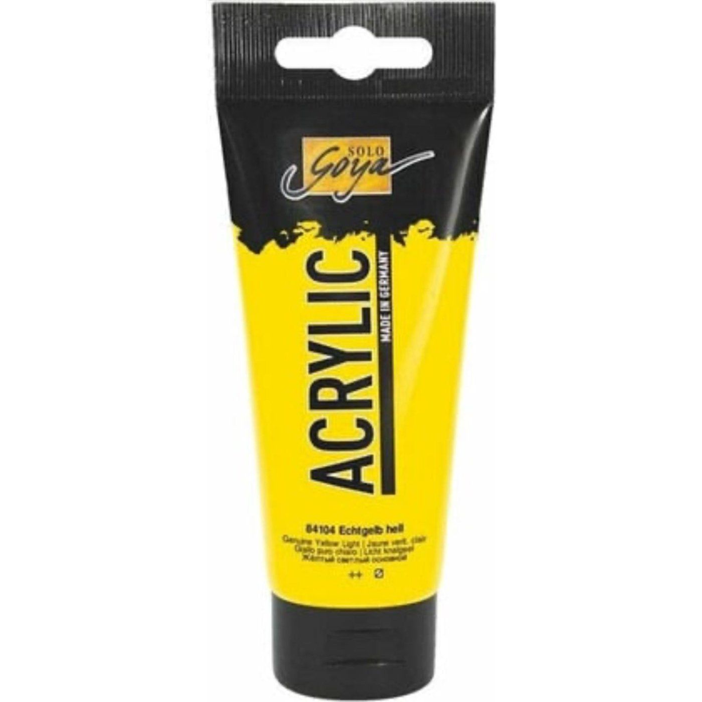 SOLO GOYA, akrylová barva světle žlutá 100 ml