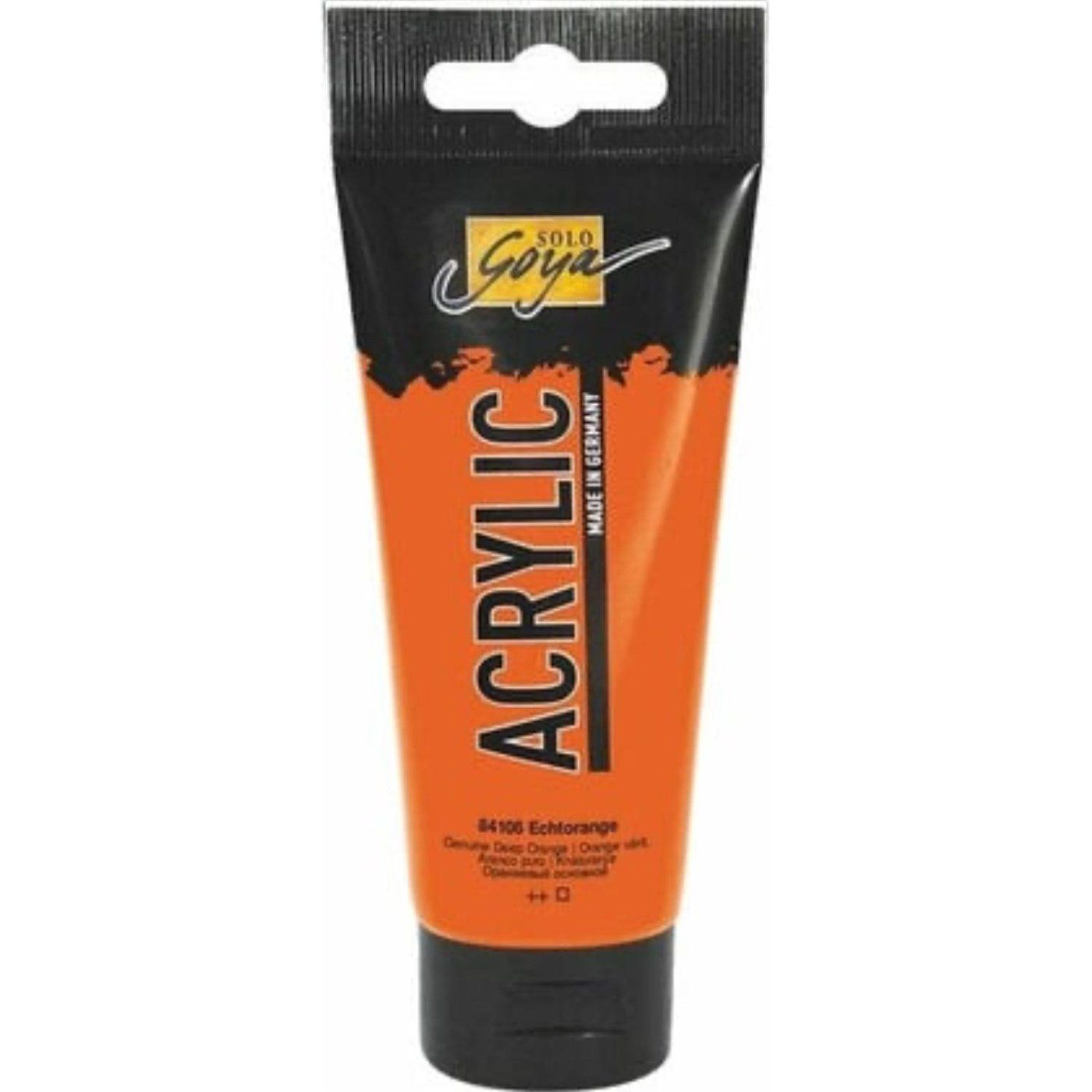 SOLO GOYA, akrylová barva oranžová 100 ml
