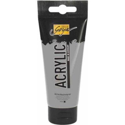 SOLO GOYA, akrylová barva neutrální šedá 100 ml