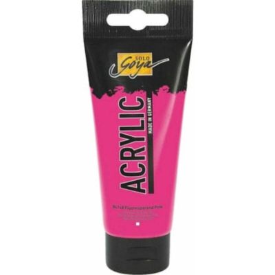 SOLO GOYA, akrylová barva fluorescenční růžová 100 ml