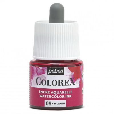 Akvarelový inkoust COLOREX, cyklámen 45 ml