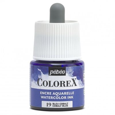 Akvarelový inkoust COLOREX, kobaltová modř 45 ml