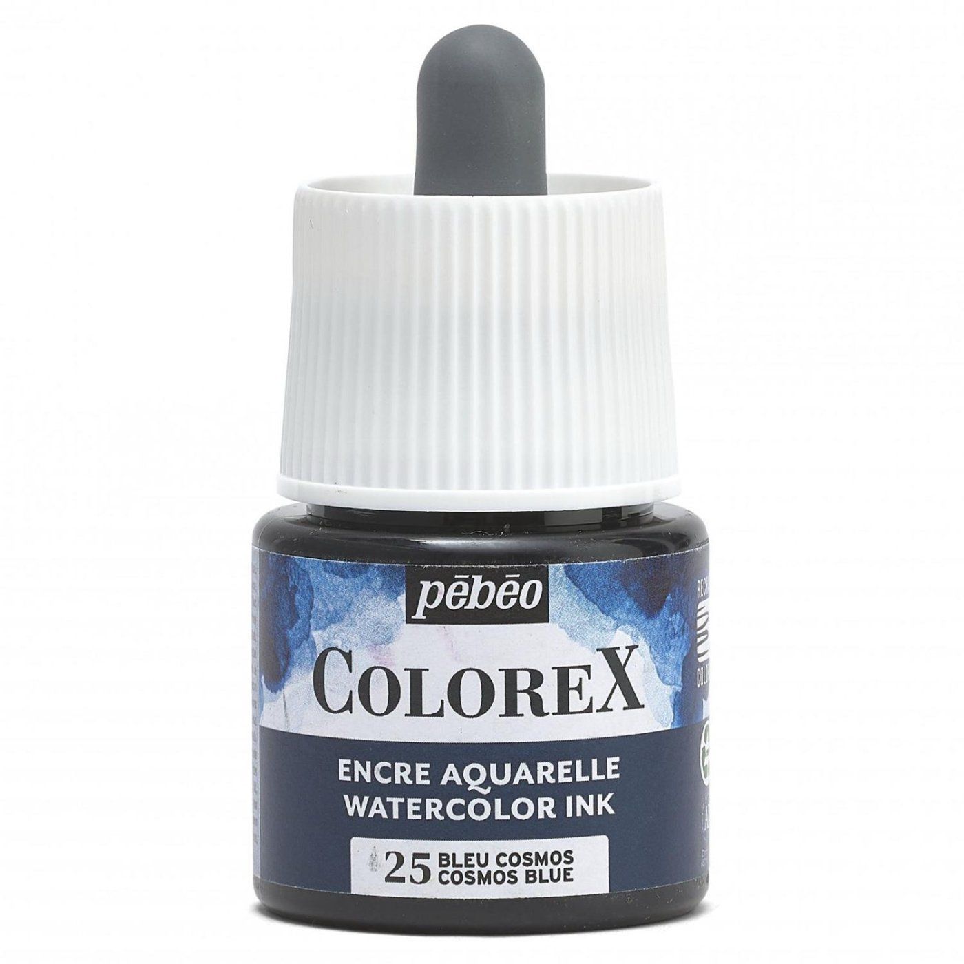 Akvarelový inkoust COLOREX, kosmická modř 45 ml