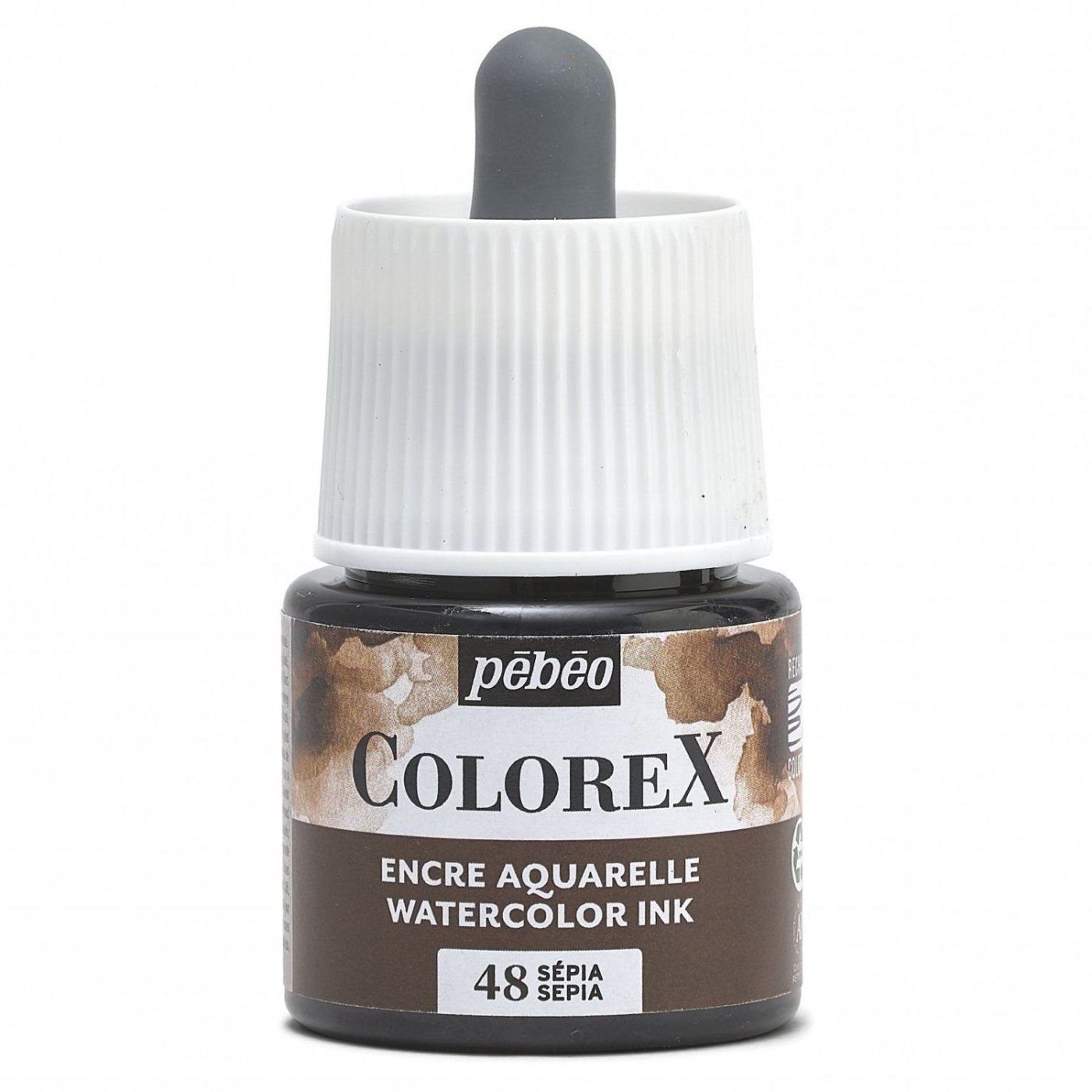 Akvarelový inkoust COLOREX, sépie 45 ml