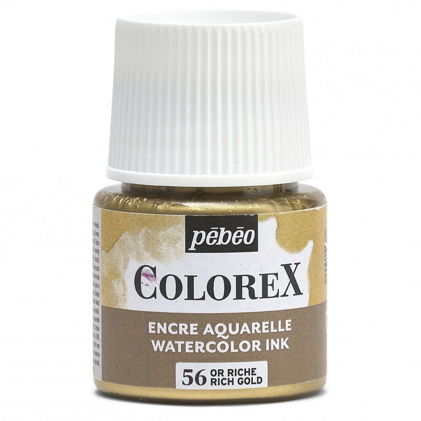 Akvarelový inkoust COLOREX, sytě zlatá 45 ml