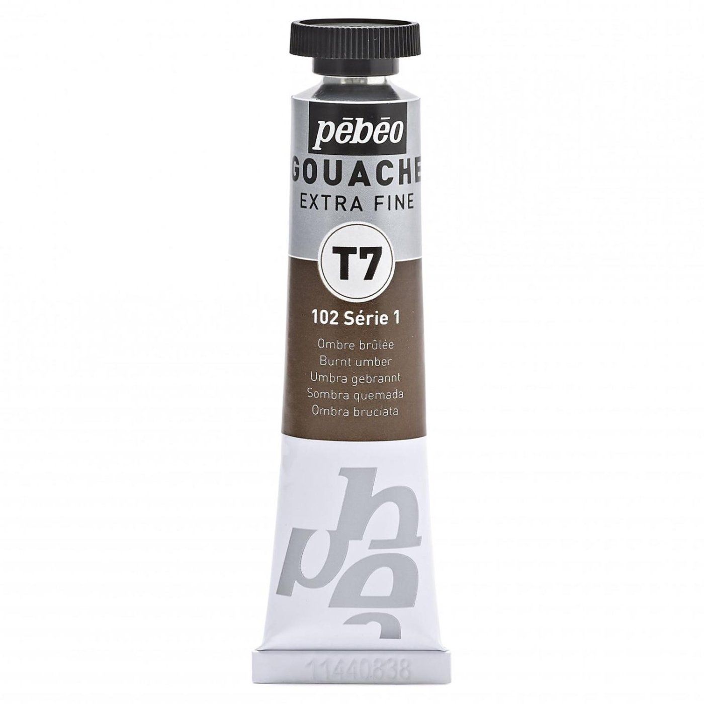 Kvaš T7 extra jemný 20 ml, pálená umbra