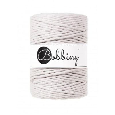 Bobbiny, kroucená šňůra Macramé, 5 mm, 100 m, Moonlight