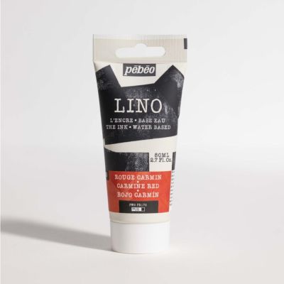 Linorytová barva PEBEO LINOCUT - karmínově červená, 80 ml