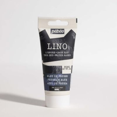 Linorytová barva PEBEO LINOCUT - pruská modř, 80 ml