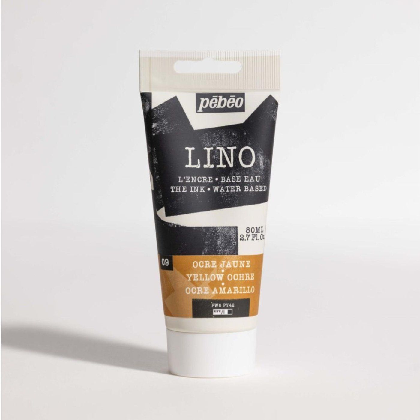 Linorytová barva PEBEO LINOCUT - žlutý okr, 80 ml