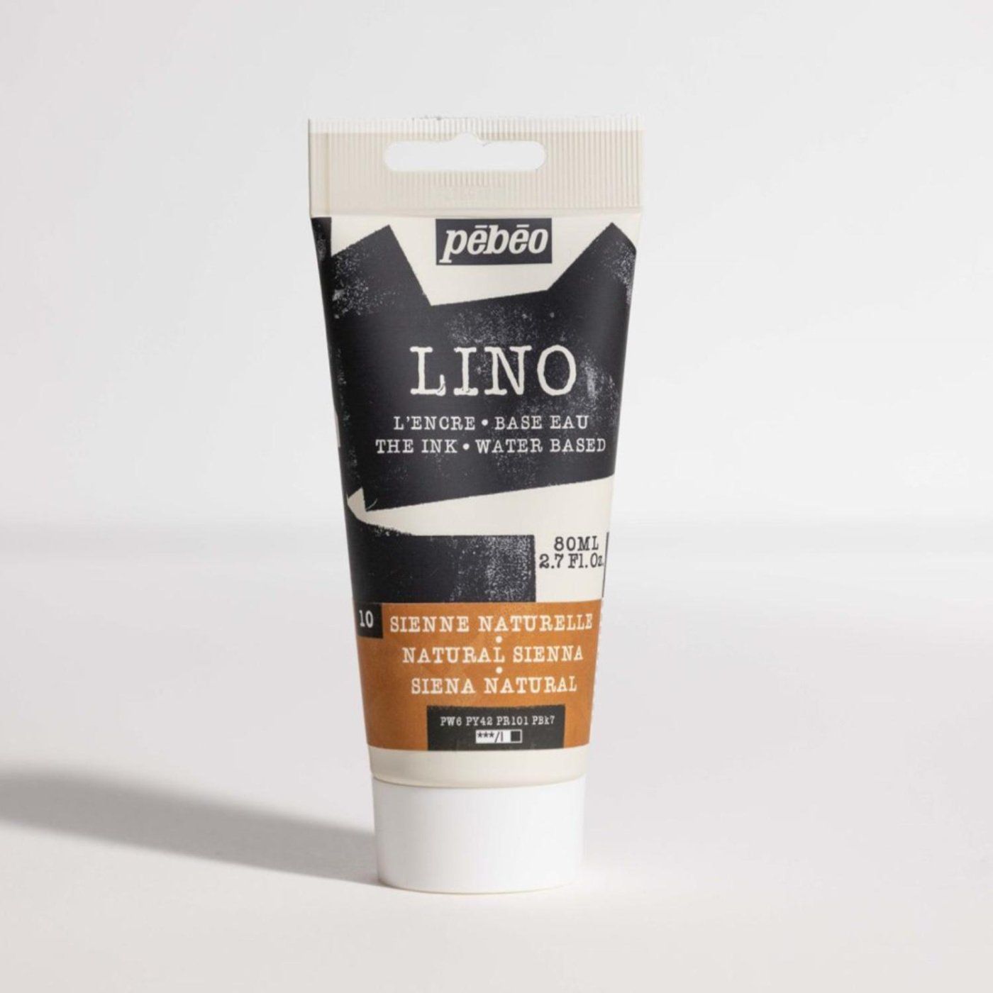 Linorytová barva PEBEO LINOCUT - přírodní sienna, 80 ml