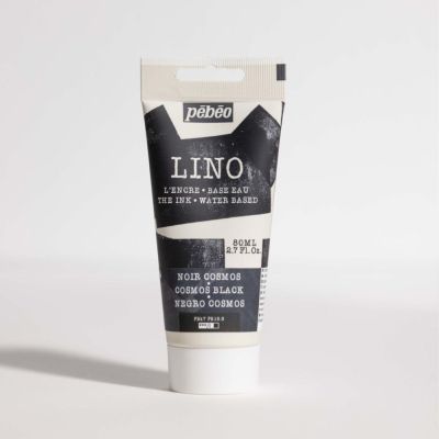Linorytová barva PEBEO LINOCUT - cosmos black, 80 ml