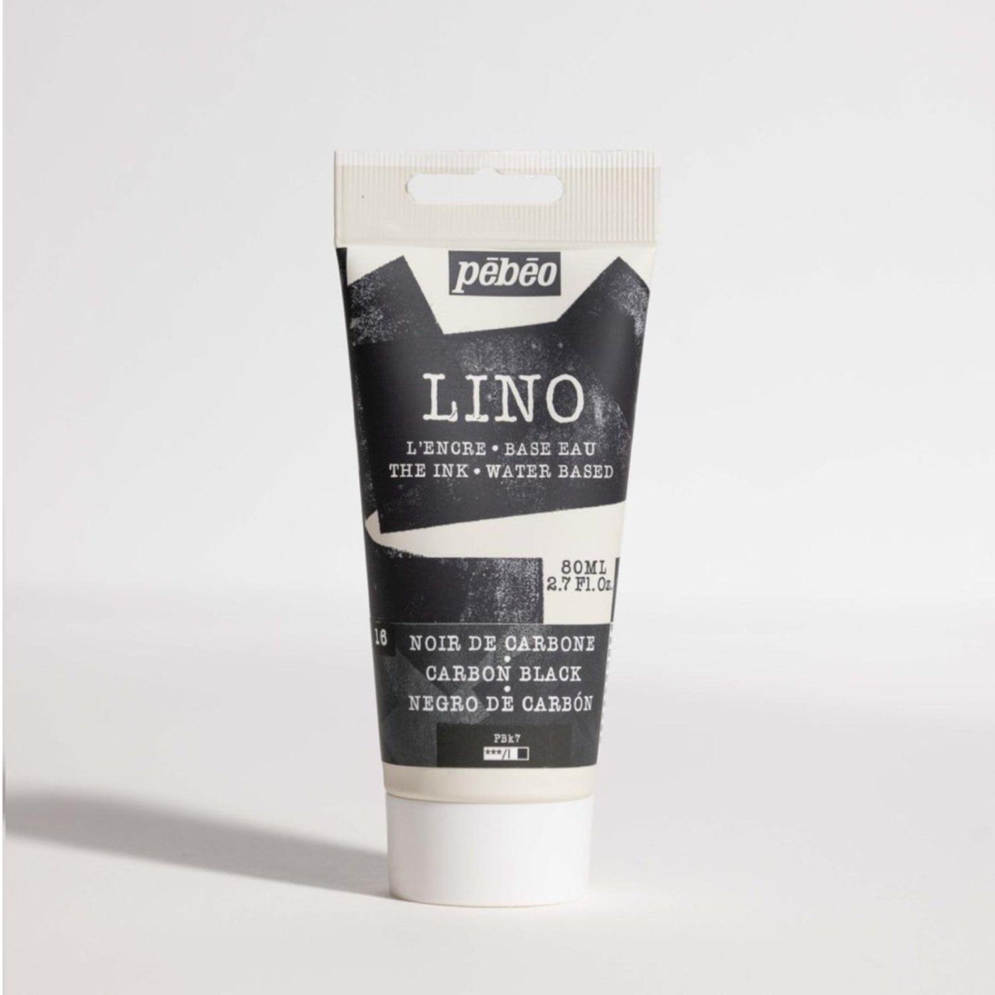 Linorytová barva PEBEO LINOCUT - uhlíková čerň, 80 ml