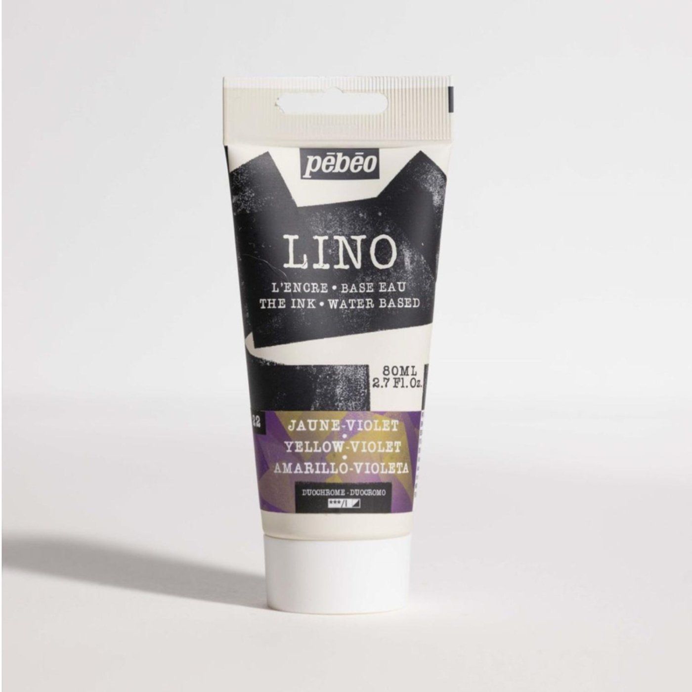 Linorytová barva PEBEO LINOCUT - duochromová žluto-fialová, 80 ml