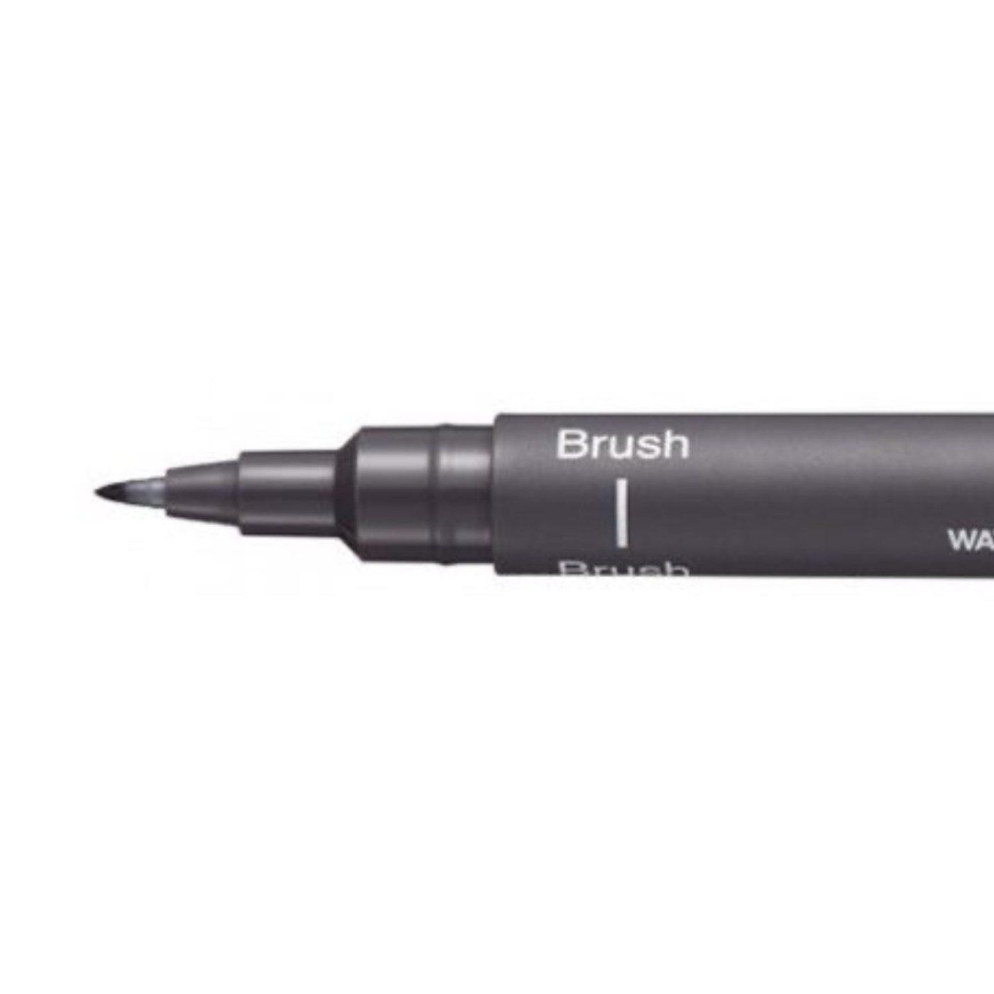 UNI PIN brush, tmavě šedý, se štětcovou špičkou