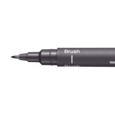 UNI PIN brush, tmavě šedý, se štětcovou špičkou