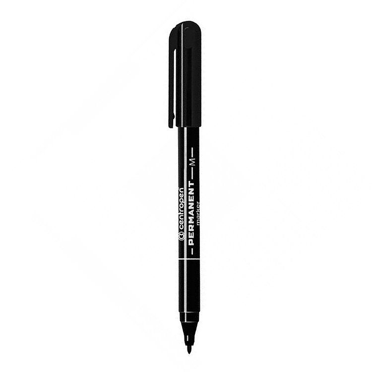 Centropen permanentní CD, černý popisovač, 6 mm
