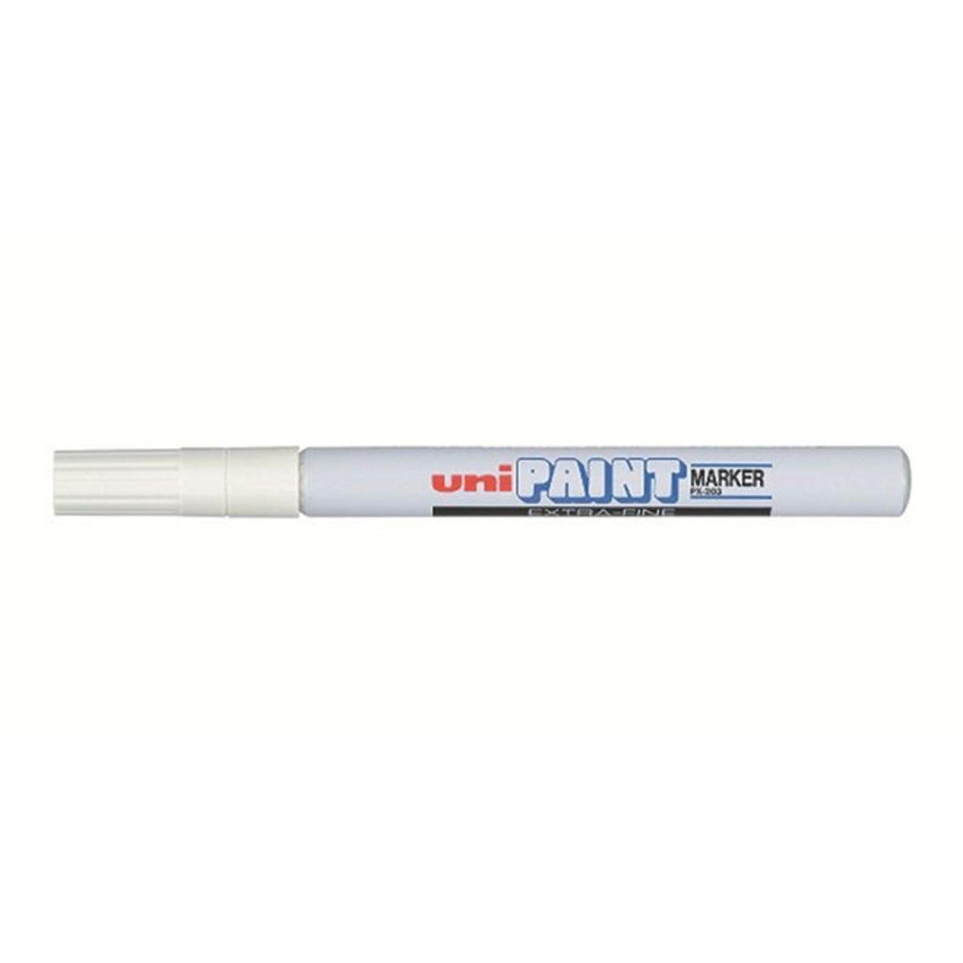 Lakový popisovač UNI PX-203, 0,5 mm, bílý
