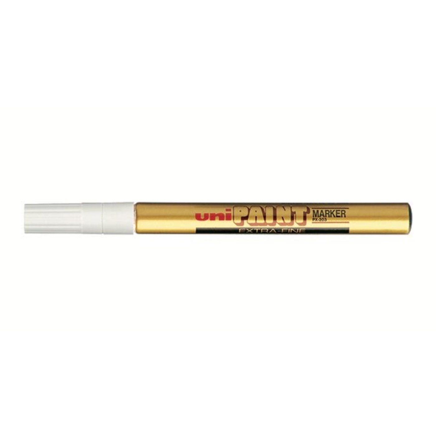 Lakový popisovač UNI PX-203, 0,5 mm, zlatý
