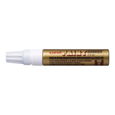Lakový popisovač UNI PX-30, 4,0 - 8,5 mm, zlatý