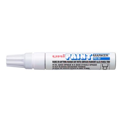 Lakový popisovač UNI PX-30, 4,0 - 8,5 mm, bílý